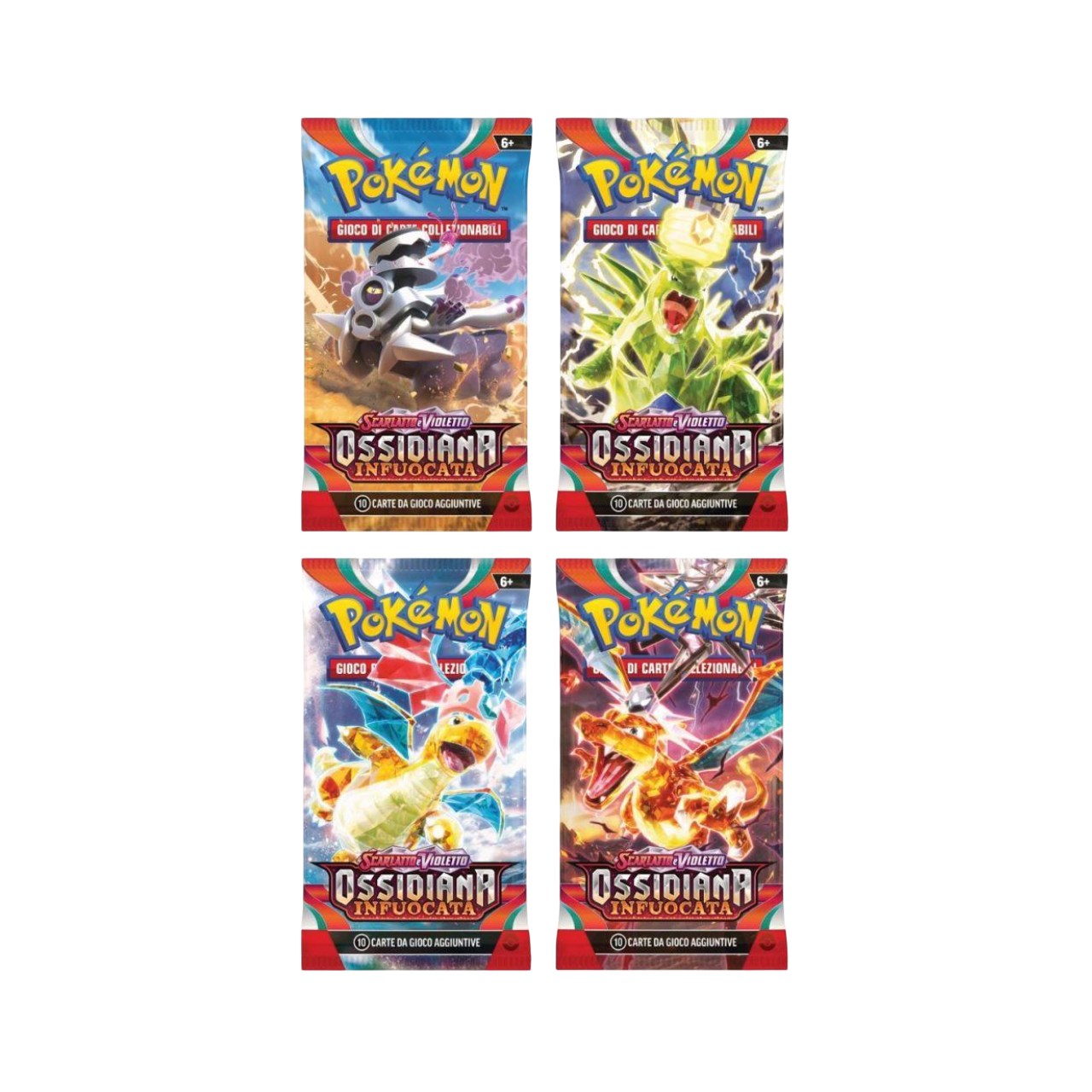 Pokemon Scarlatto e Violetto - Ossidiana Infuocata Booster Pack - ITA