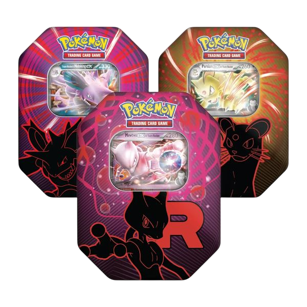 Bundle Tin Pokemon Scarlatto e Violetto - Rivali Predestinati - Mewtwo-ex + Nidoking-ex + Persian-ex - ITA