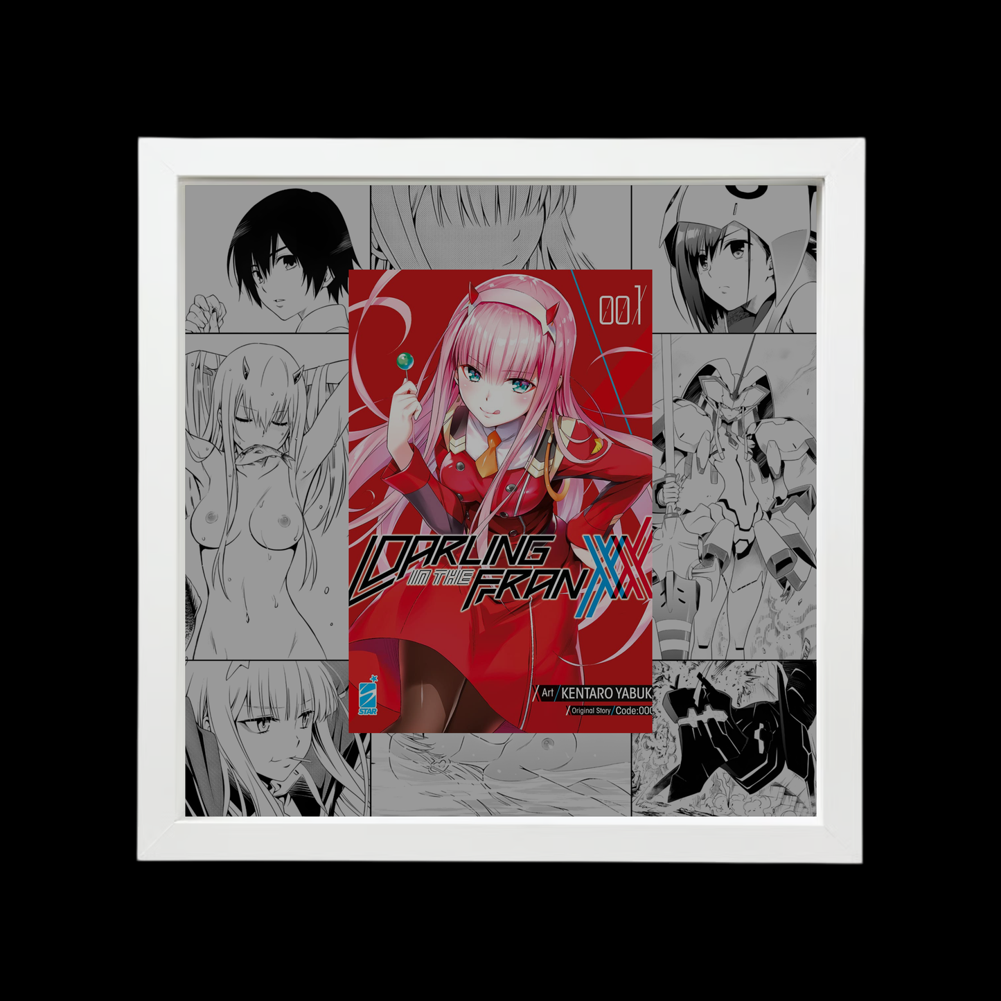 Darling in the Franxx Vol.1 | Floating Frame | 25x25