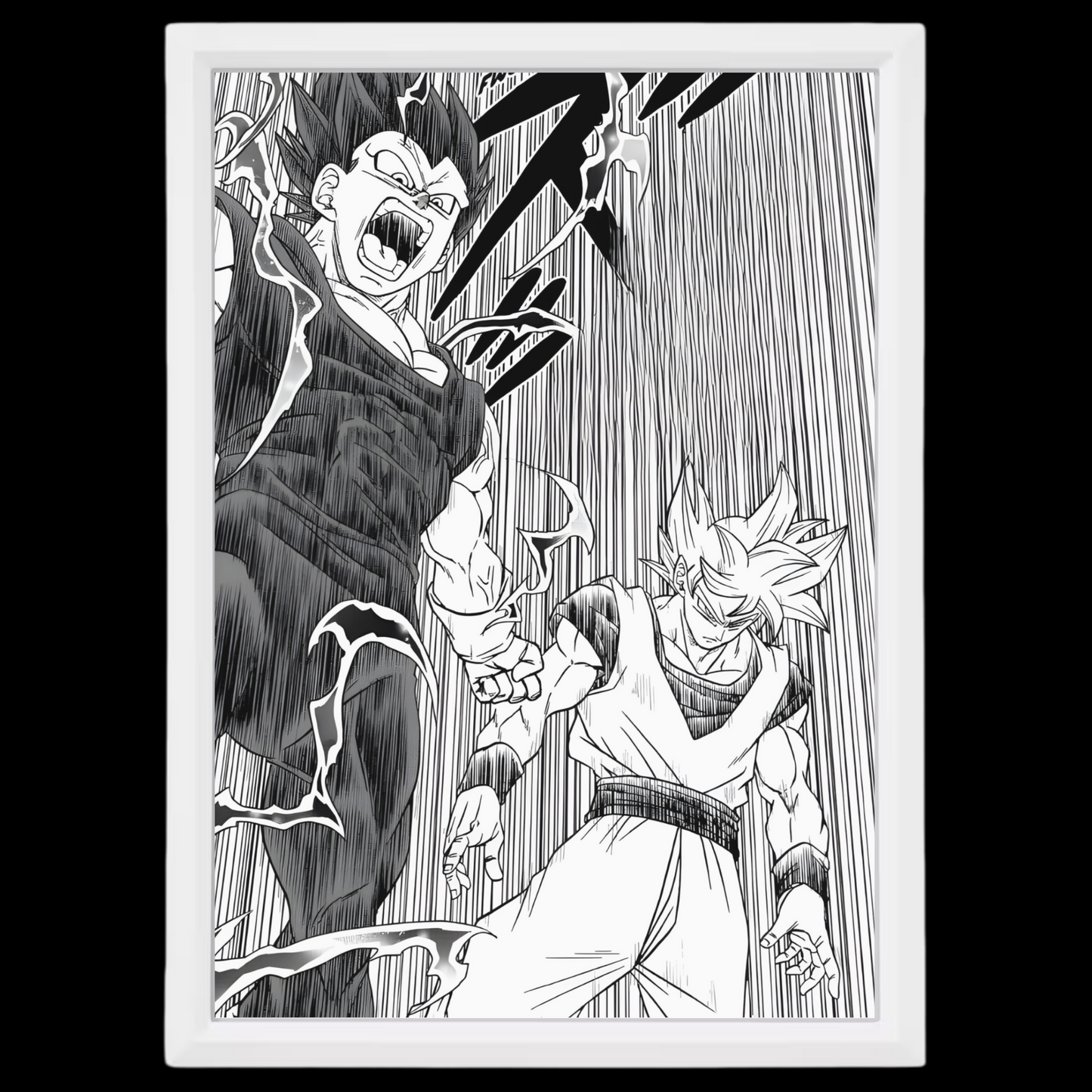 Vegeta UE x Goku MUI | Dragon Ball Super | Frame | 13x18