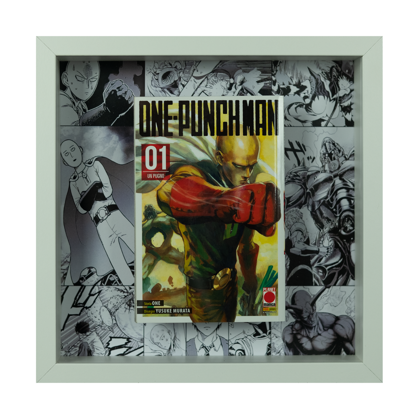 One Punch Man Vol.1 | Floating Frame | 25x25