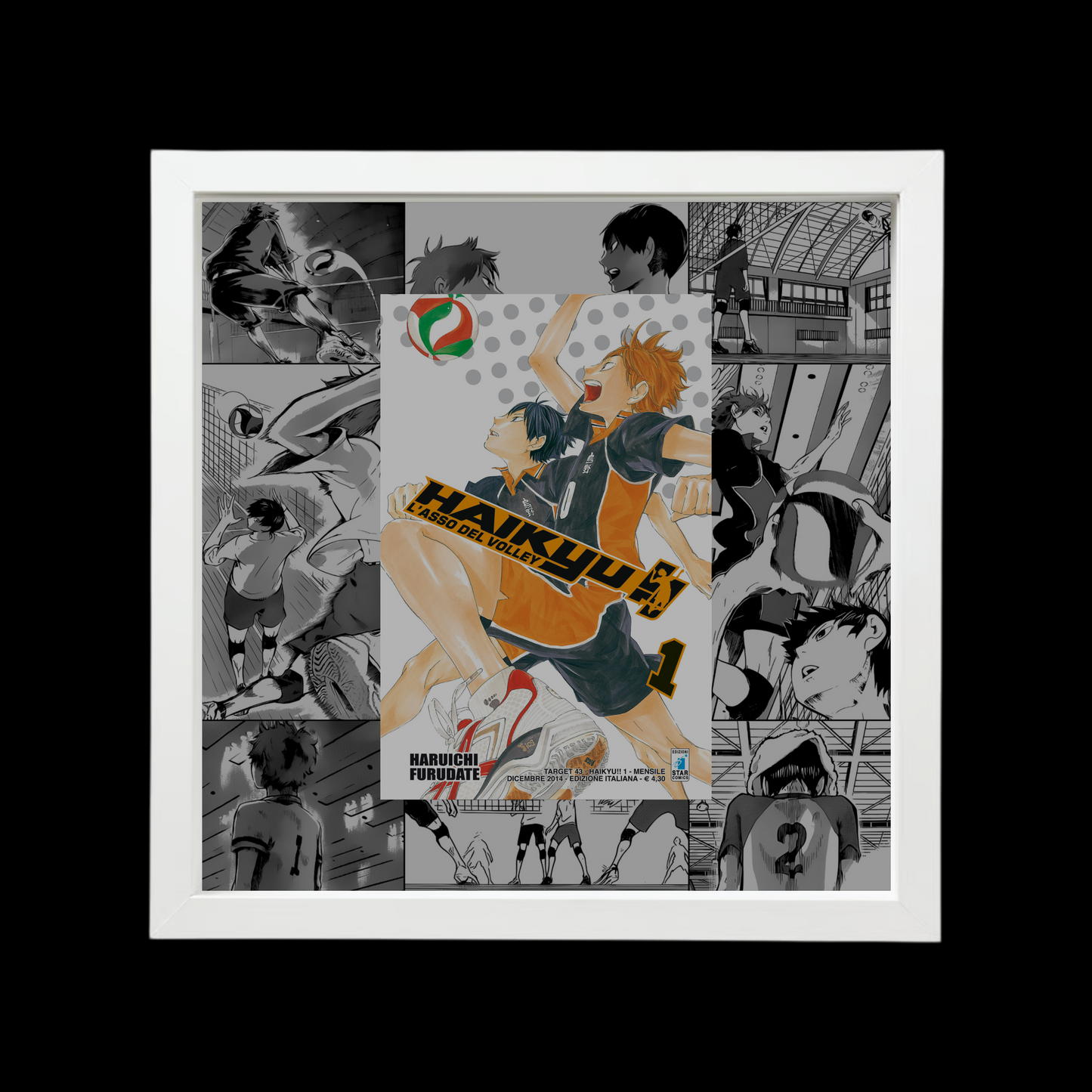Haikyu!! Vol.1 | Floating Frame | 25x25
