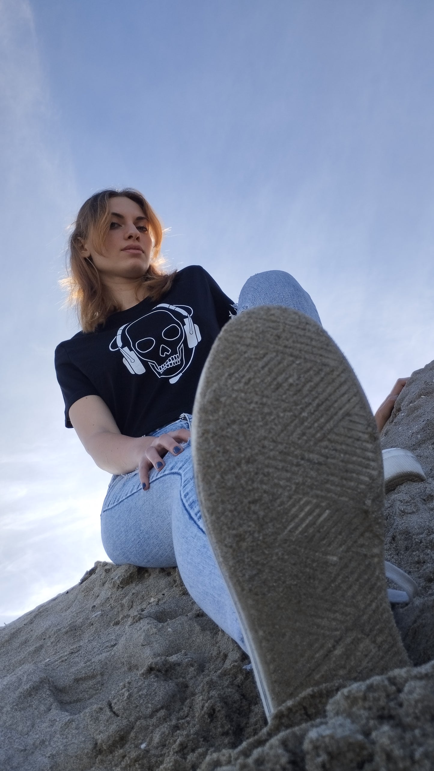 El Fantasma | Crop Top BN | Donna
