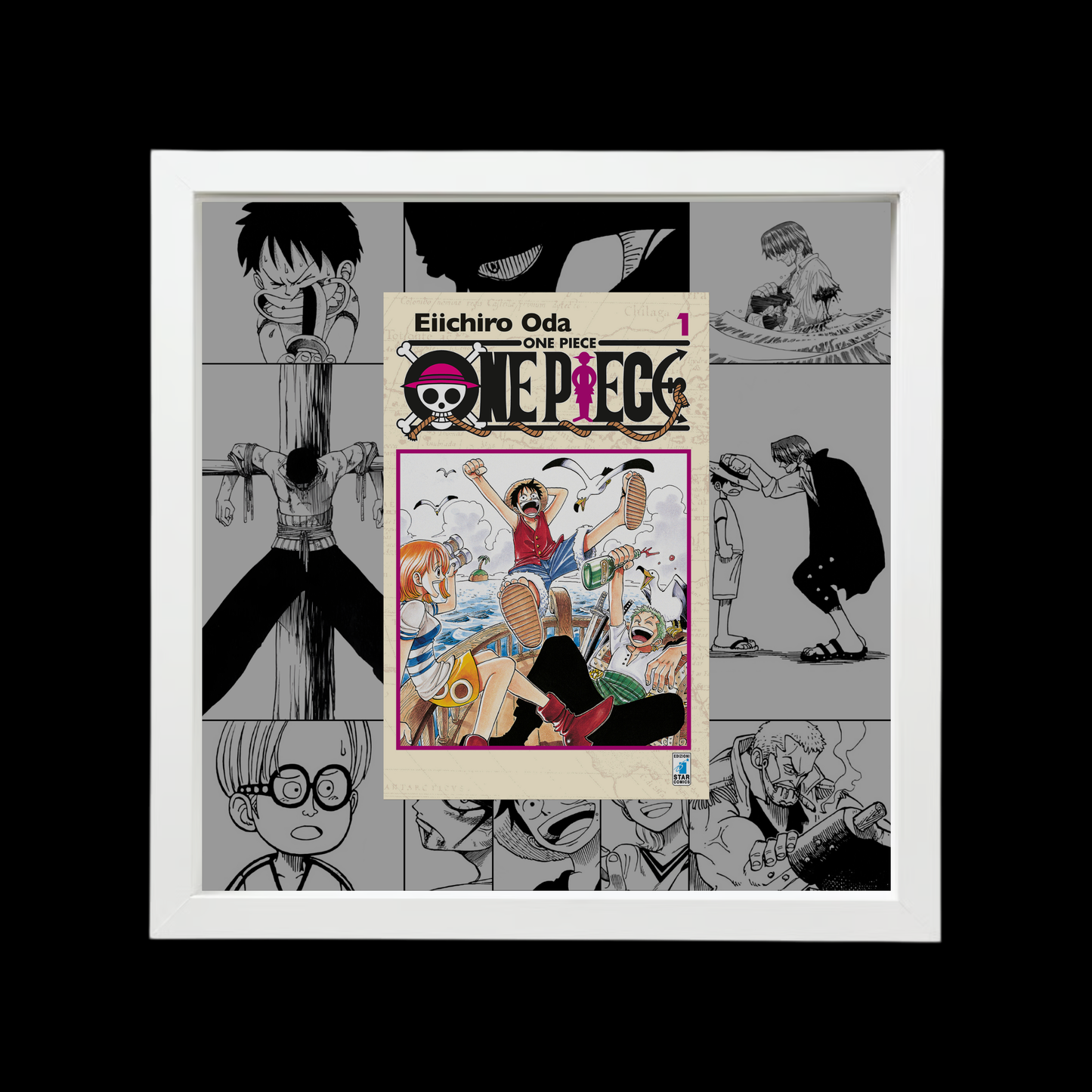 One Piece New Edition Vol.1 | Floating Frame | 25x25