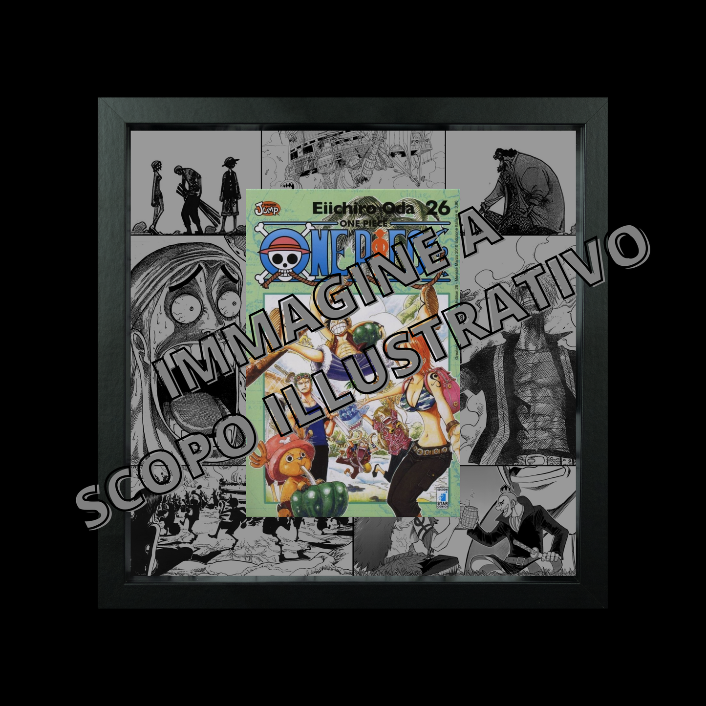 One Piece New Edition Vol.26 | ED. PERSONALIZZATA | Floating Frame | 25x25