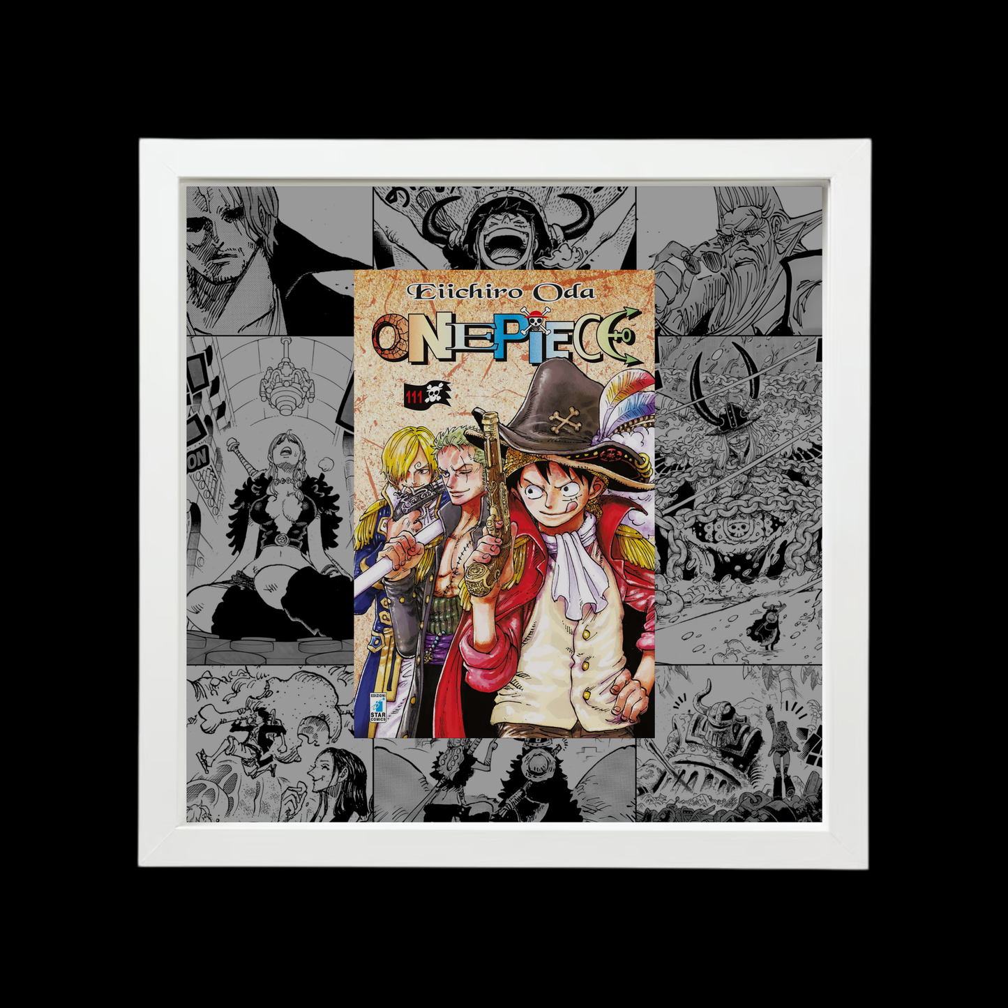 One Piece Vol.111 Variant | Floating Frame | 25x25