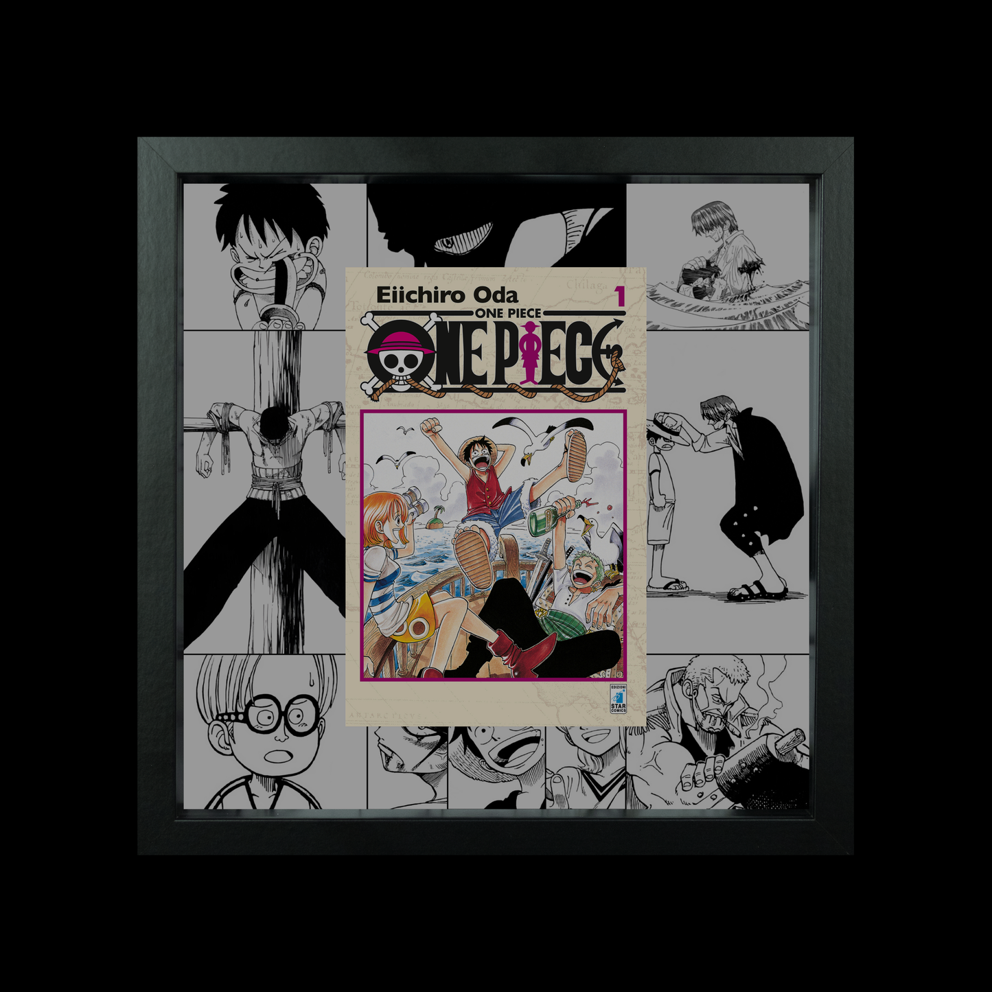 One Piece New Edition Vol.1 | Floating Frame | 25x25