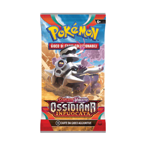 Pokemon Scarlatto e Violetto - Ossidiana Infuocata Booster Pack - ITA