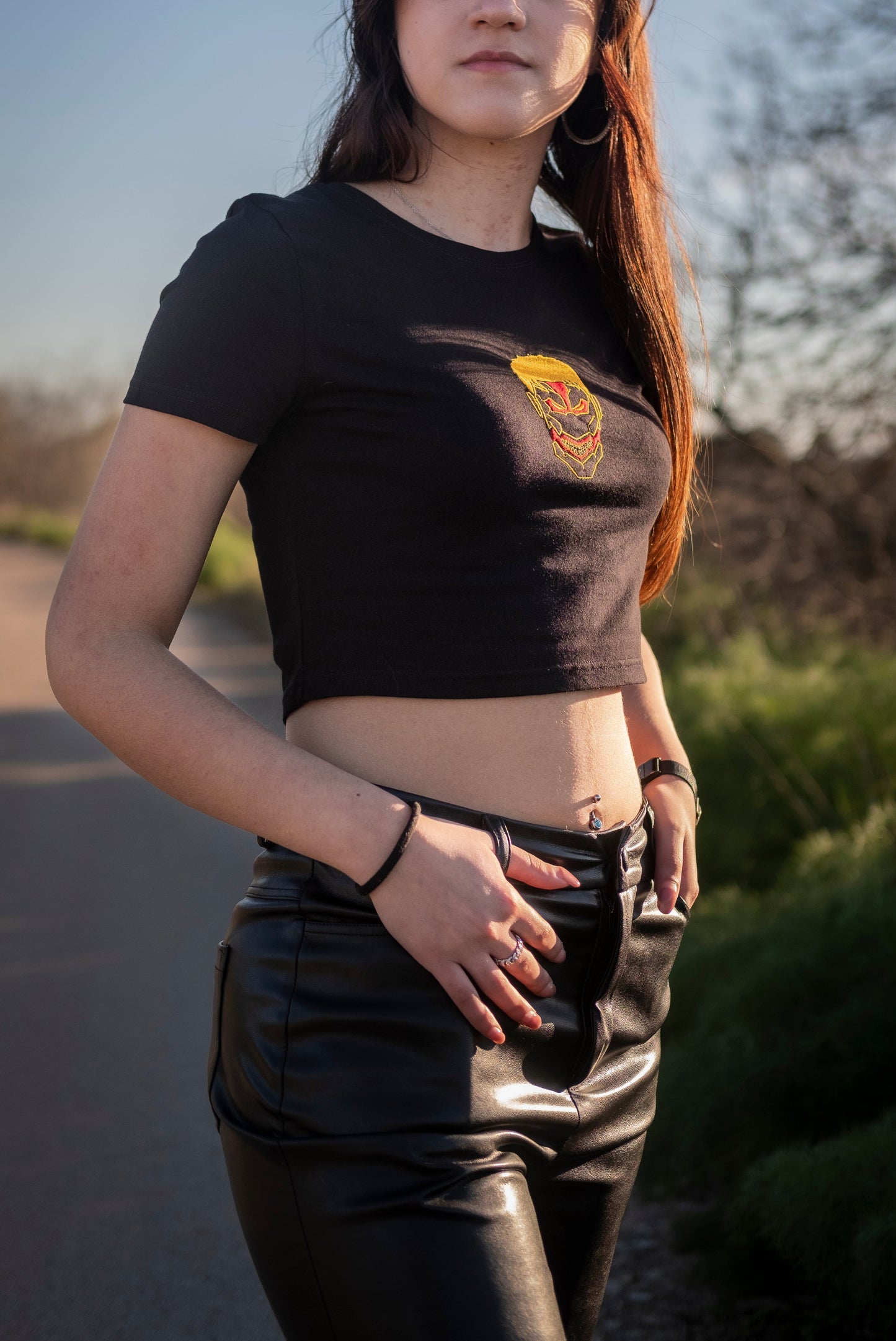 La Corazza | Crop Top Premium con Ricamo | Donna