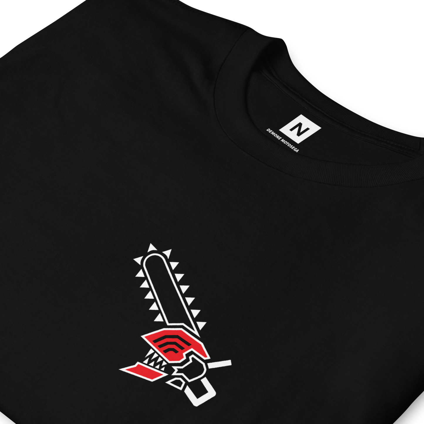 Demone Motosega | T-shirt Minimal BN | Unisex