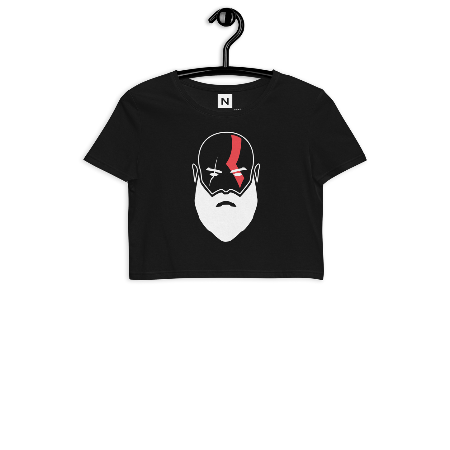 Il Fantasma di Sparta | Crop Top BN | Donna