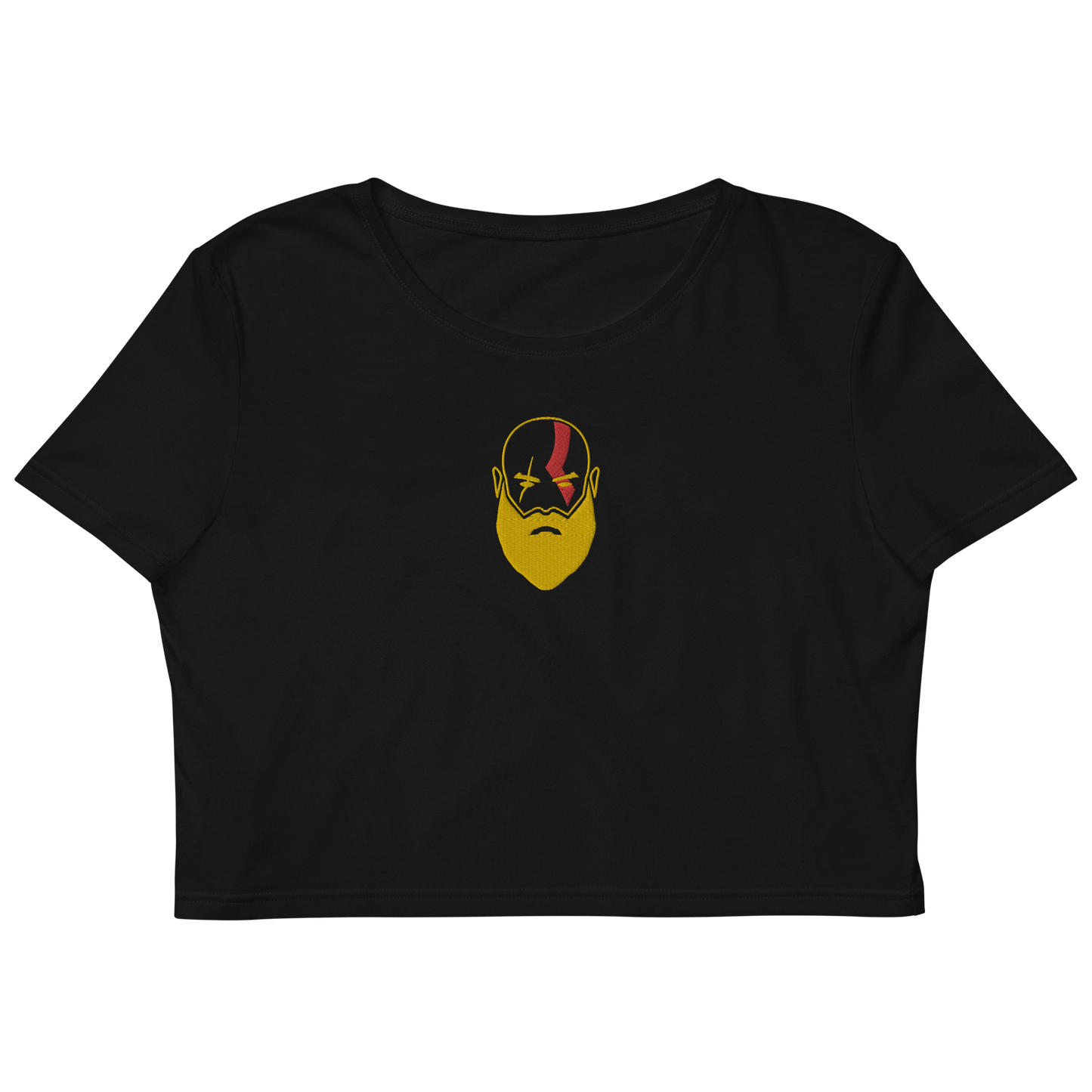 Il Fantasma di Sparta | Crop Top Premium con Ricamo | Donna