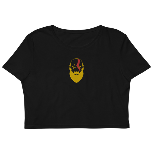 Il Fantasma di Sparta | Crop Top Premium con Ricamo | Donna