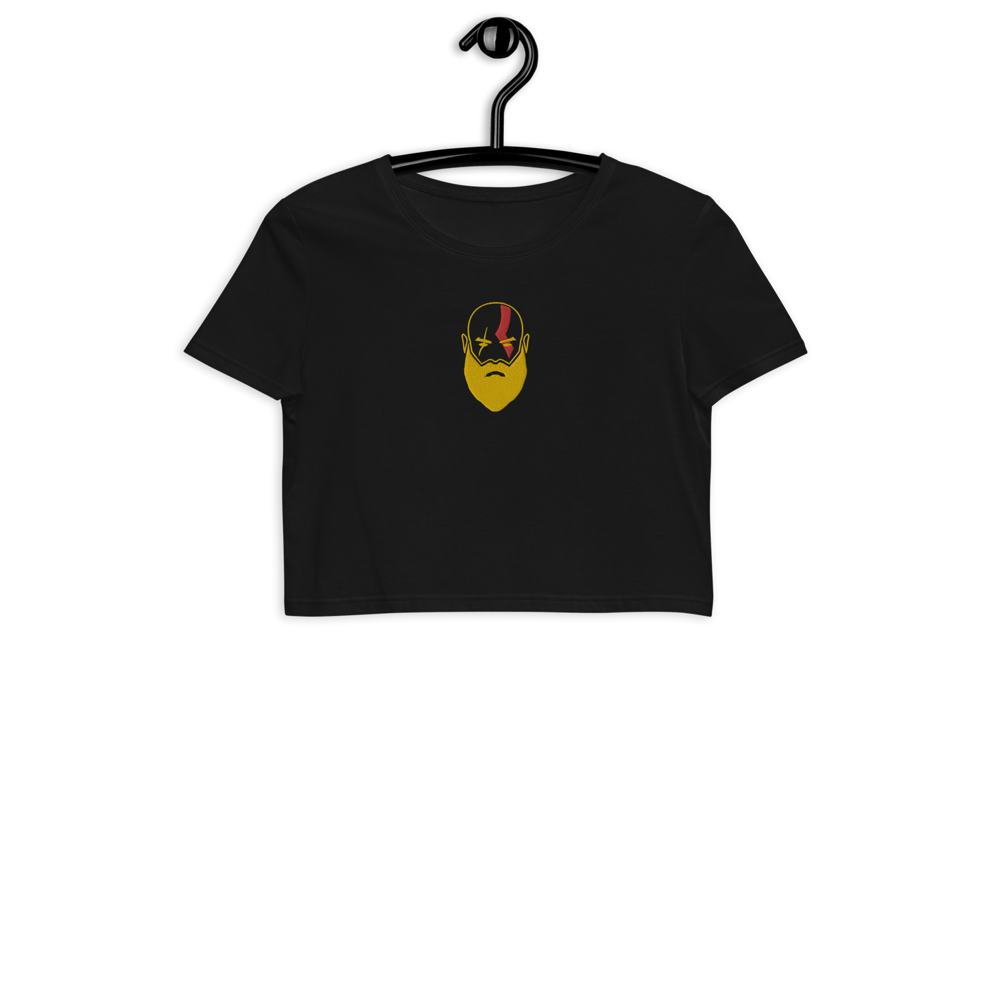 Il Fantasma di Sparta | Crop Top Premium con Ricamo | Donna