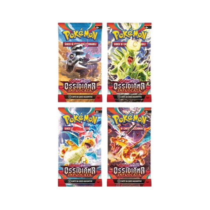 Pokemon Scarlatto e Violetto - Ossidiana Infuocata Booster Pack - ITA