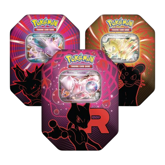 Bundle Tin Pokemon Scarlatto e Violetto - Rivali Predestinati - Mewtwo-ex + Nidoking-ex + Persian-ex - ITA