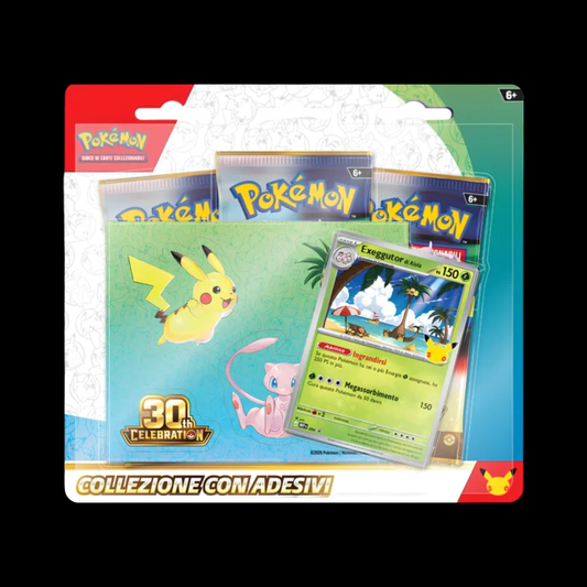 Collezione con Adesivi - Exeggutor di Alola – 30° Anniversario - Pokémon TCG - ITA [SEALED]
