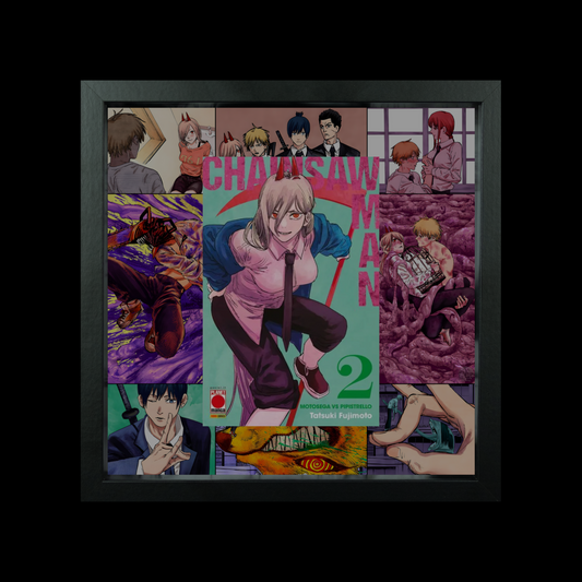 Chainsaw Man Vol.2 | Colored | Floating Frame | 25x25