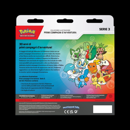 [PREORDINE] Collezione Illustrazione Primi Compagni d’Avventura - Serie 3 - Pokémon TCG - ITA