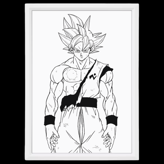 Goku MUI | Dragon Ball Super | Frame | 13x18