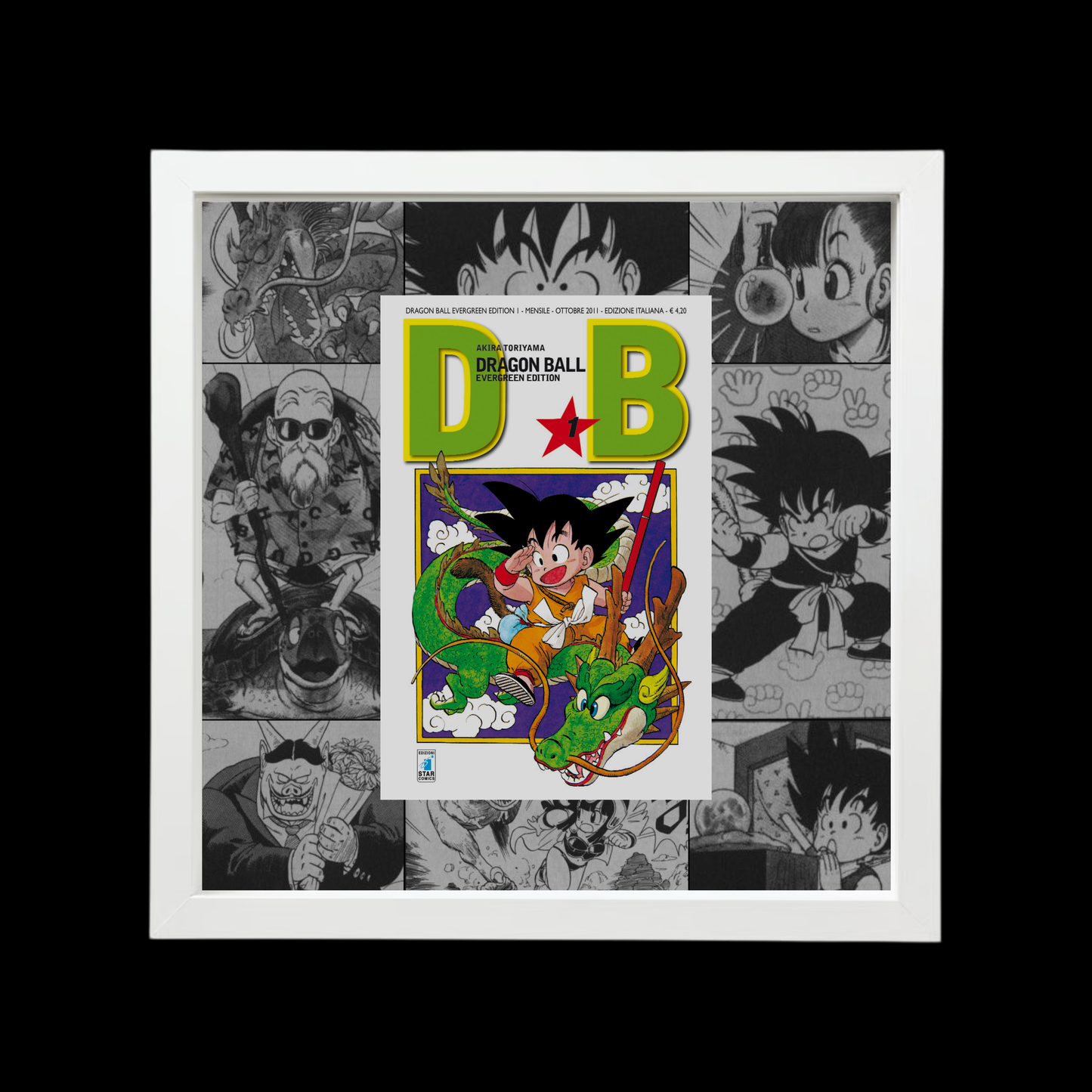 Dragon Ball Evergreen Edition Vol.1 | Floating Frame | 25x25