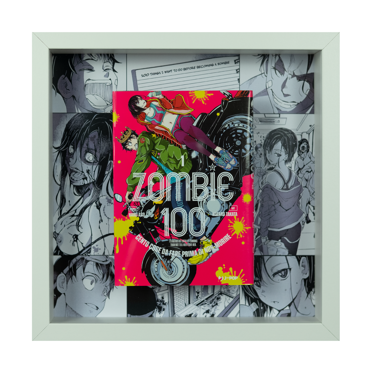 Zombie 100 Vol.1 | Floating Frame | 25x25