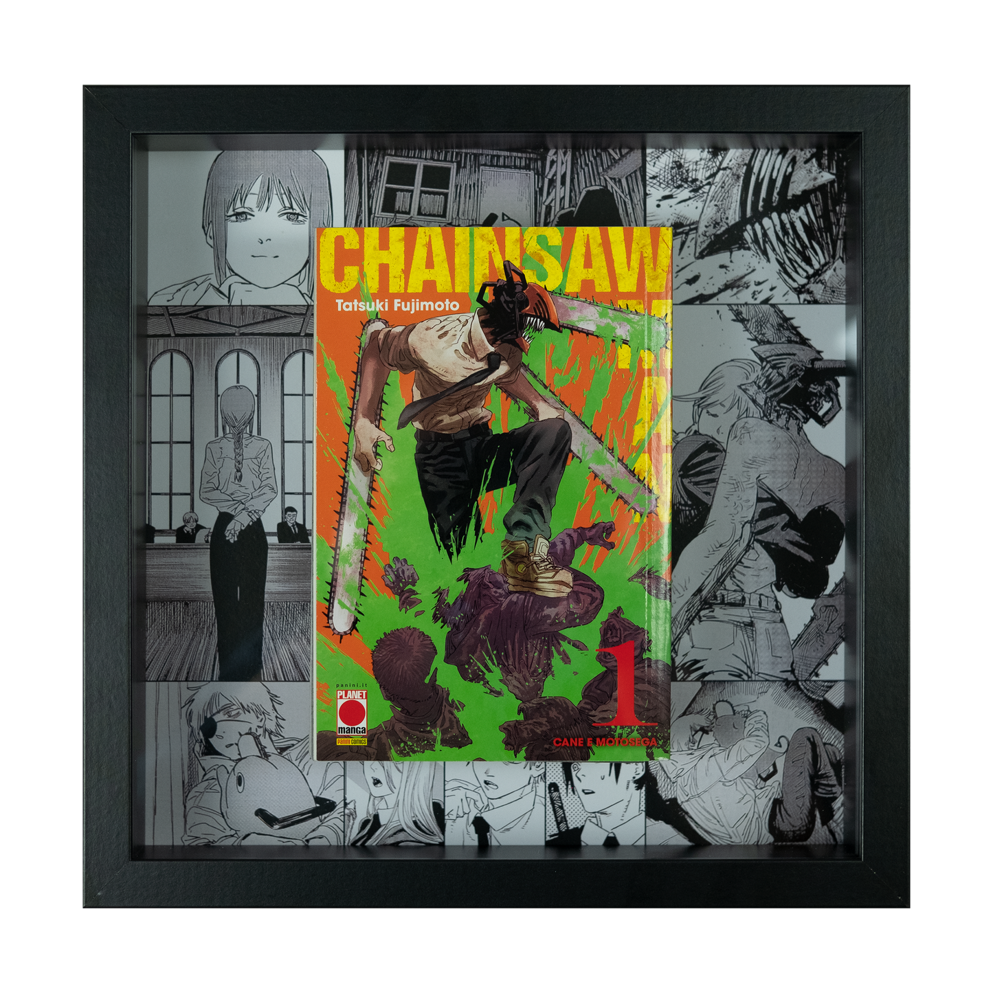 Chainsaw Man Vol.1 | Floating Frame | 25x25