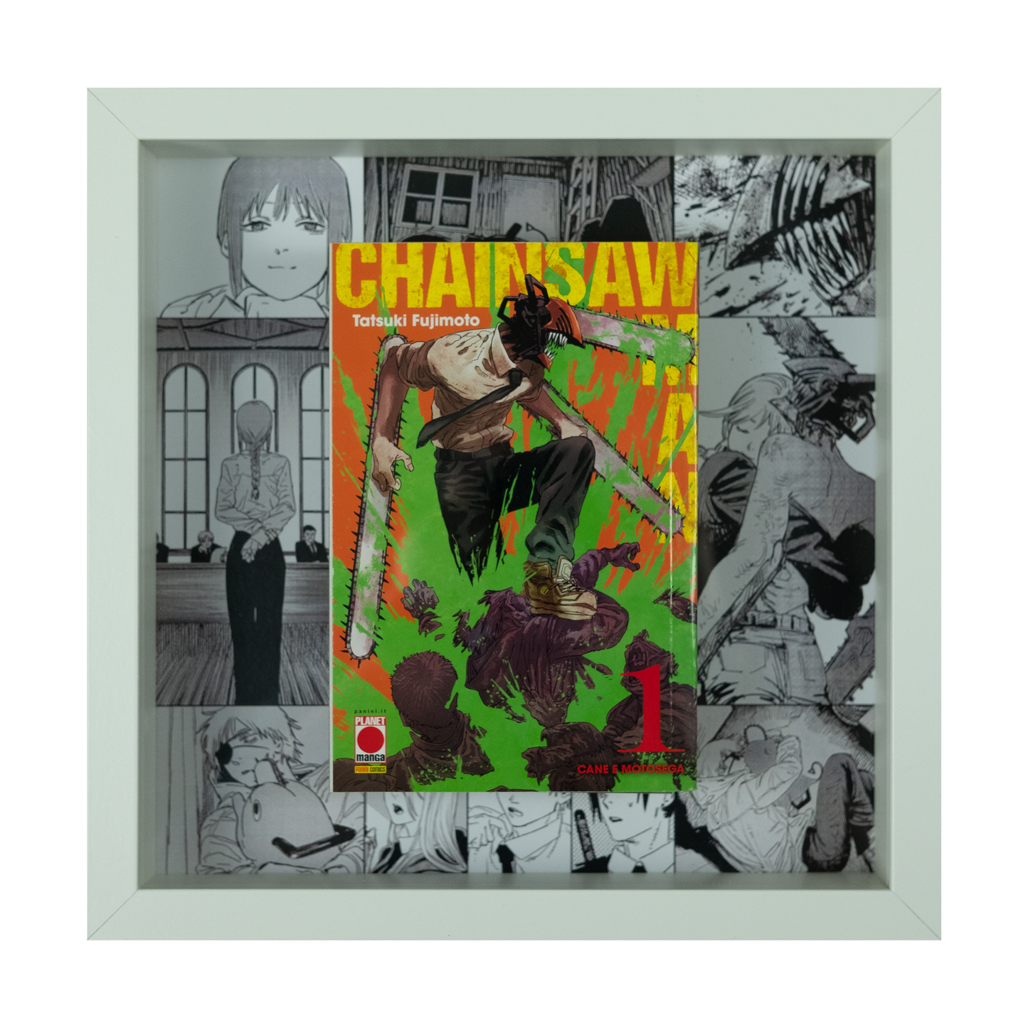 Chainsaw Man Vol.1 | Floating Frame | 25x25