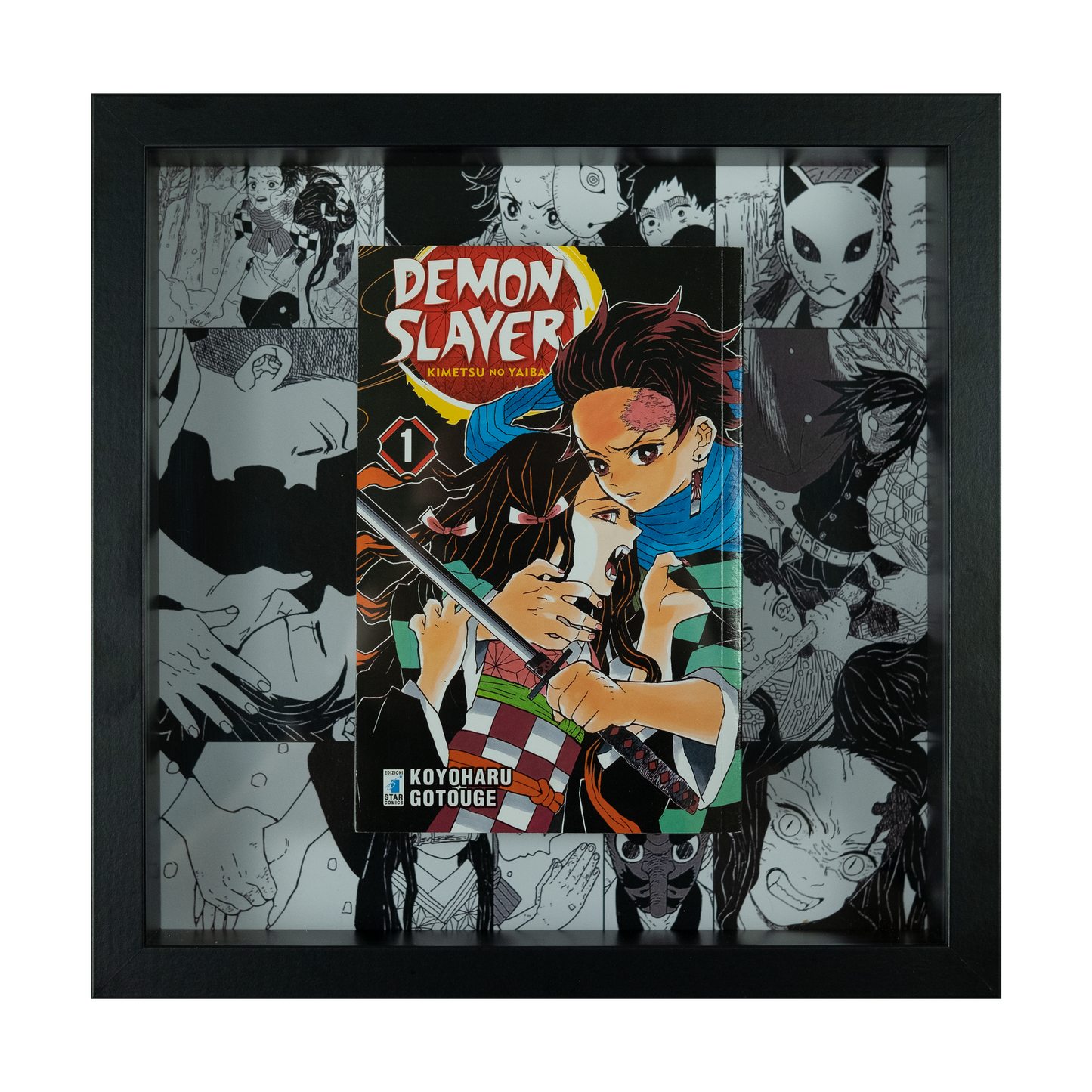 Demon Slayer Vol.1 | Floating Frame | 25x25