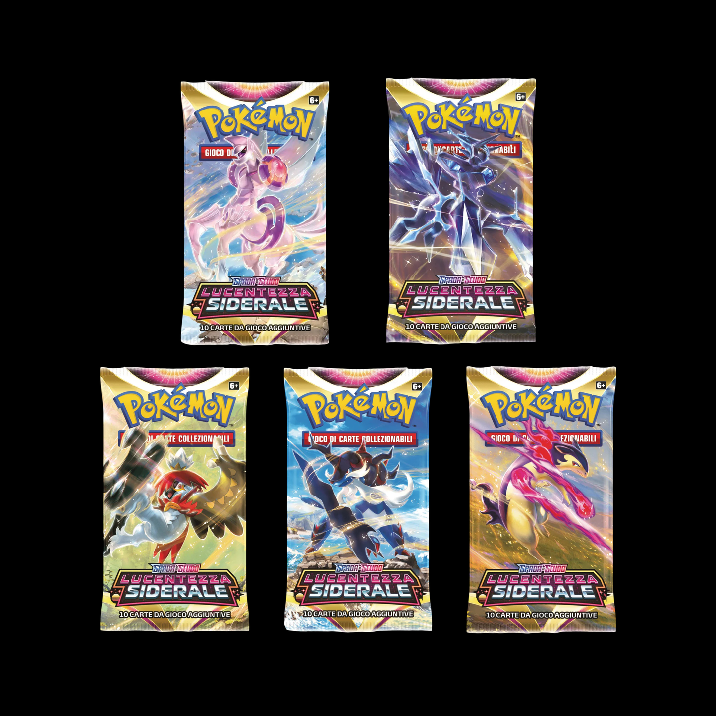 Pokemon Spada e Scudo - Lucentezza Siderale - Booster Pack - ITA
