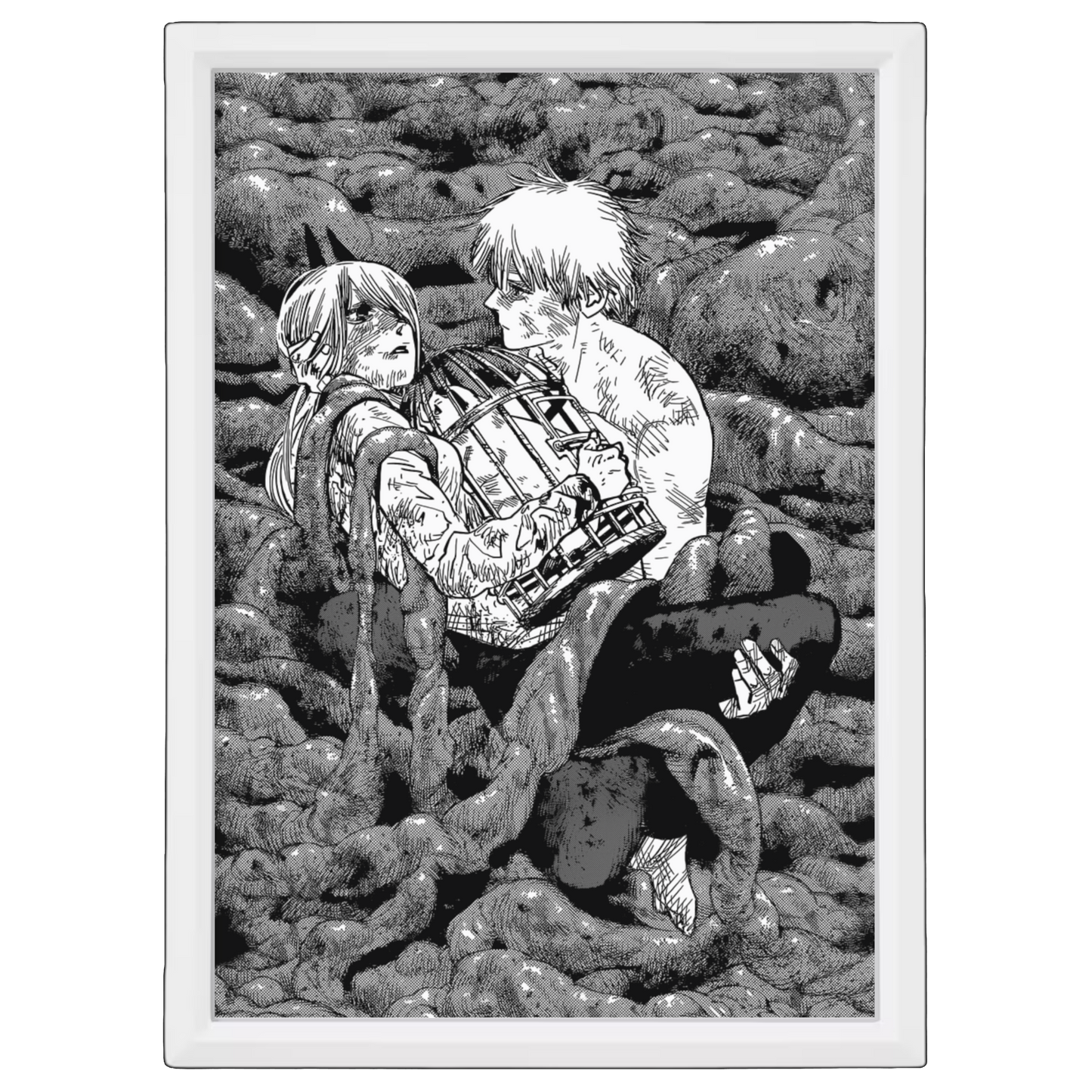 Denji x Power | Chainsaw Man | Frame | 13x18