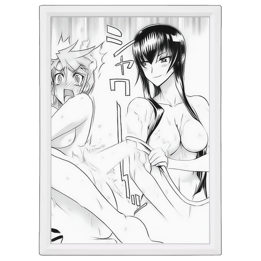 Saya x Saeko | Highschool of the Dead | Frame | 13x18