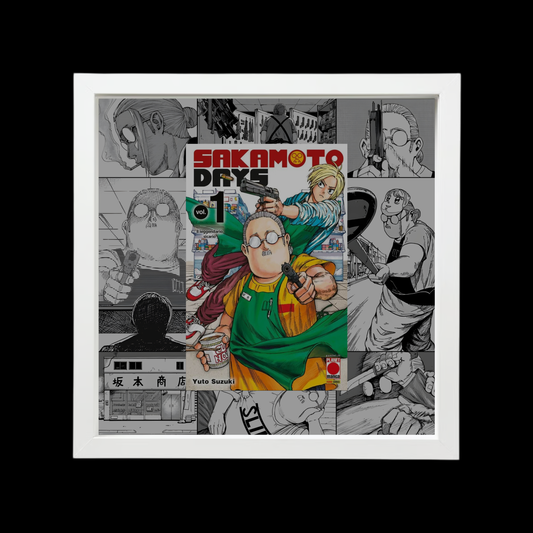 Sakamoto Days Vol.1 | Floating Frame | 25x25