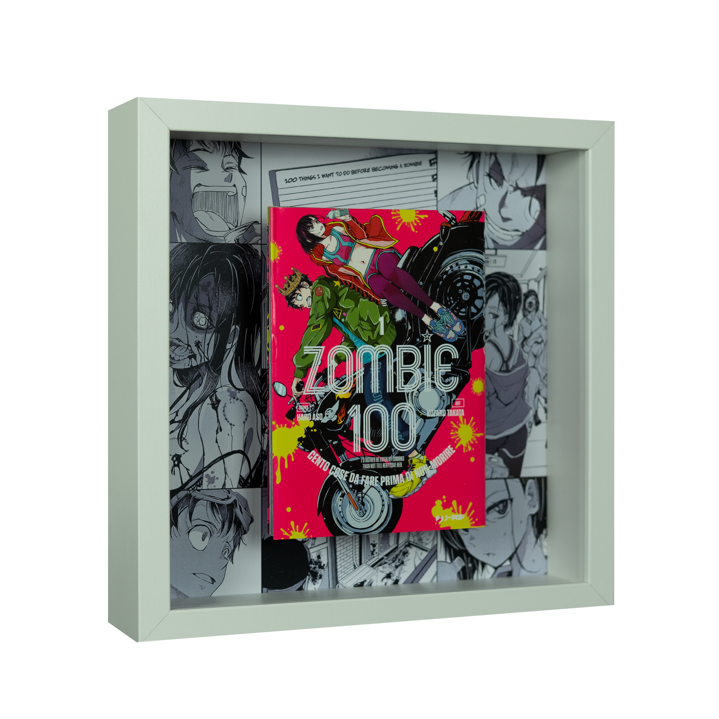 Zombie 100 Vol.1 | Floating Frame | 25x25