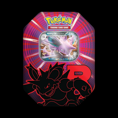 Bundle Tin Pokemon Scarlatto e Violetto - Rivali Predestinati - Mewtwo-ex + Nidoking-ex + Persian-ex - ITA