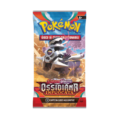Pokemon Scarlatto e Violetto - Ossidiana Infuocata Booster Pack - ITA