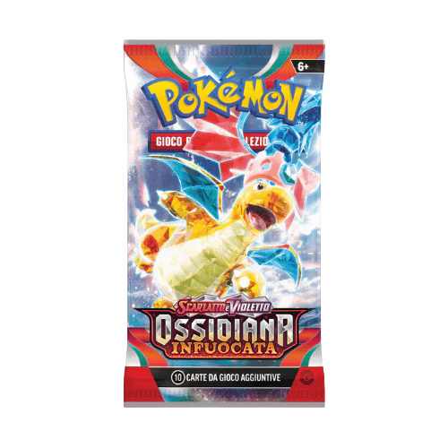Pokemon Scarlatto e Violetto - Ossidiana Infuocata Booster Pack - ITA