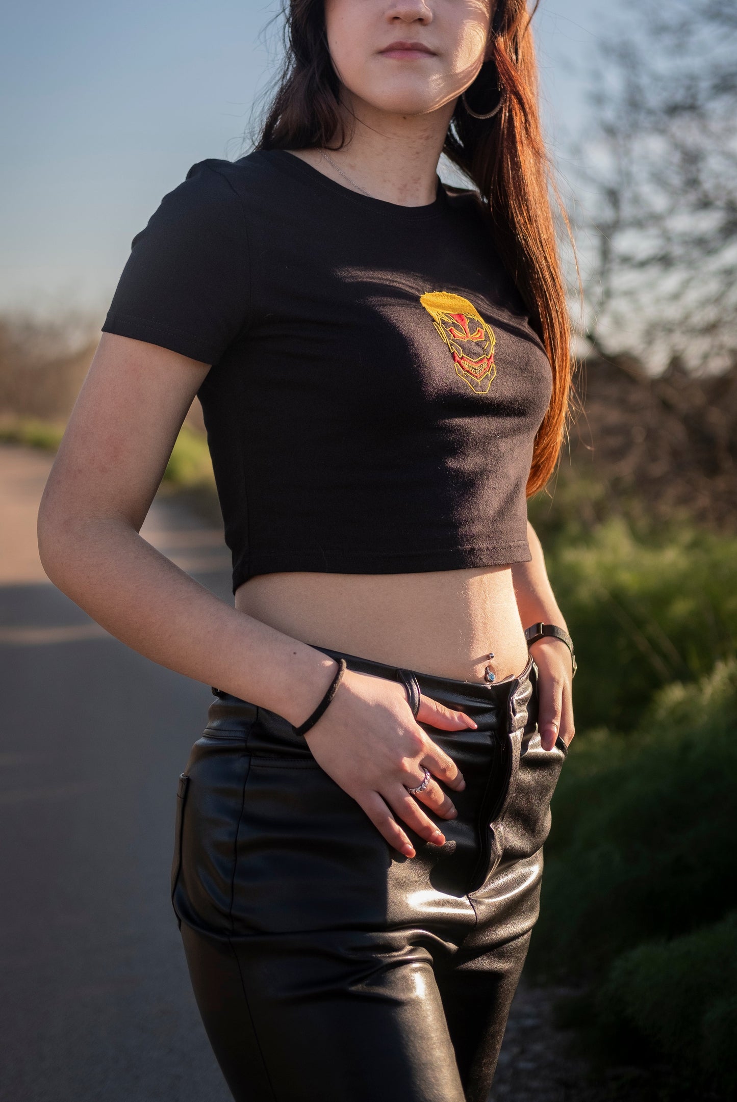 The Armor | Crop Top Premium with Embroidery | Woman