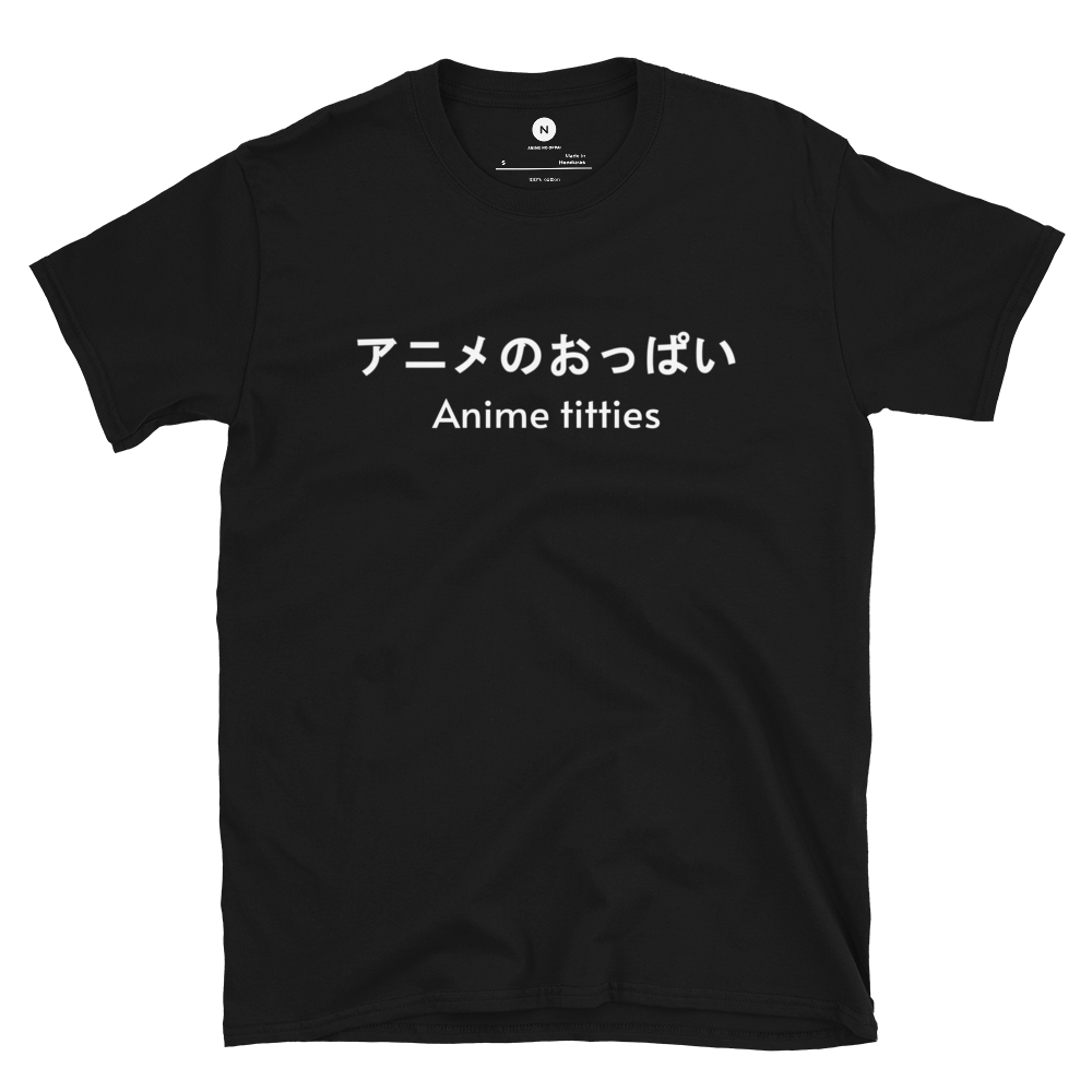 Anime no Oppai | T-Shirt BN | Donna