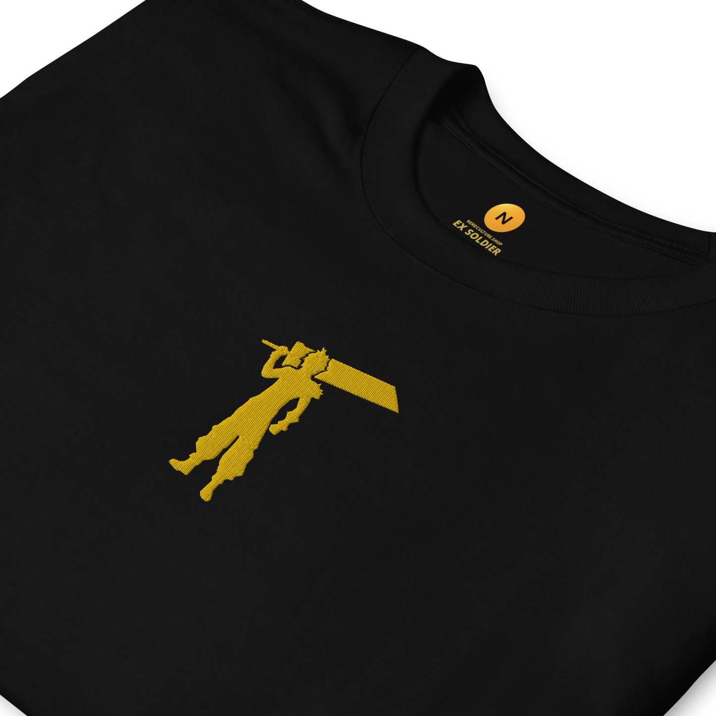 Ex Soldier | T-Shirt Premium con Ricamo  | Unisex